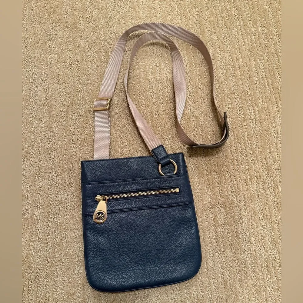 Michael Kors Navy Crossbody Bag